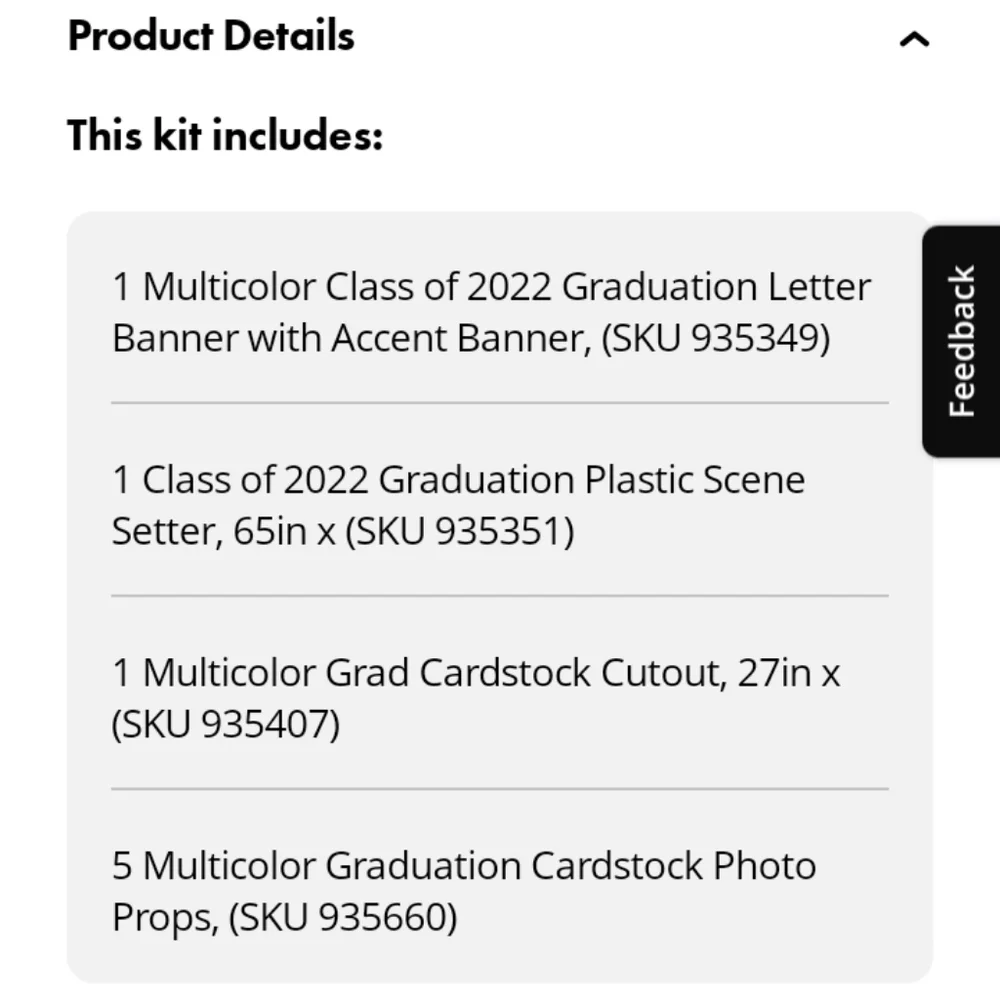 🆕 Colorful Celebration 2022 Graduation Photo Booth Kit, New